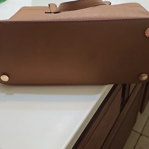 Michael Kors Brown Leather Shoulder Bag - Picture 4 of 4